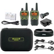 Midland - T77VP5J Jeep® X-TALKER Extreme Dual Pack - 22 Channels, 121 Privacy Codes, Water Resistant - Clear Communication with Weather Alert - Jeep® Branded Carrying Case & Headset Included