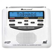 [아마존베스트]Midland - WR120B/WR120EZ - NOAA Emergency Weather Alert Radio - S.A.M.E. Localized Programming, Trilingual Display, 60+ Emergency Alerts, & Alarm Clock (WR120B - Box Packaging)