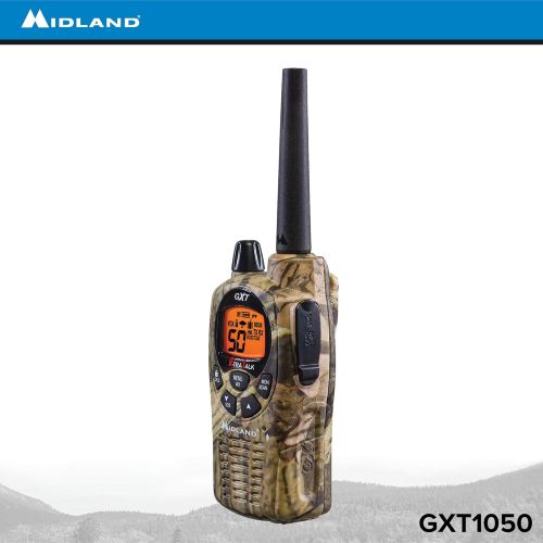  [아마존베스트]Midland GXT1050VP4 50 Channel GMRS Two-Way Radio - Up to 36 Mile Range Walkie Talkie - Mossy Oak Camo (Pair Pack)