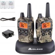 [아마존베스트]Midland T75VP3 X-TALKER Long Range Walkie Talkie - FRS Two Way Radio with NOAA Weather Scan + Alert, 36 Channels, and 121 Privacy Codes (Mossy Oak Camo, 6 Radios)