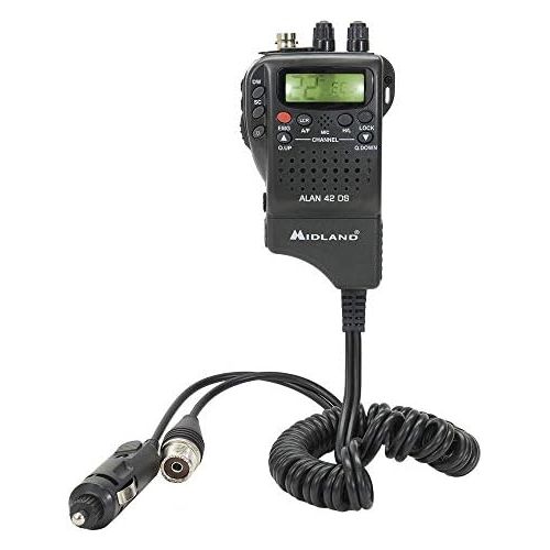  Midland Alan 42 DS, CB handheld radio with digital squelch and extensive accessories for any application. 4W AM/FM & CB Midland LC65 length 114 cm with magnet