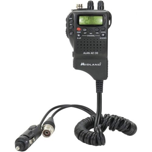  Midland Alan 42 DS, CB handheld radio with digital squelch and extensive accessories for any application. 4W AM/FM & CB Midland LC65 length 114 cm with magnet