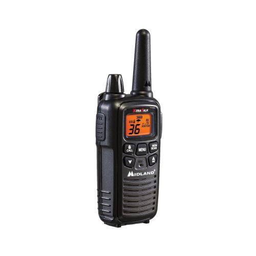  Midland - LXT633VP3, 36 Channel FRS Two-Way Radio - Up to 30 Mile Range Walkie Talkie, 121 Privacy Codes, & NOAA Weather Scan + Alert (3 Pack) (Black)