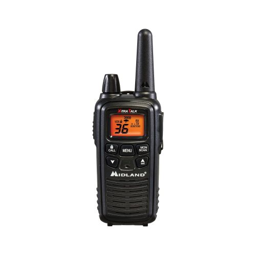  Midland - LXT633VP3, 36 Channel FRS Two-Way Radio - Up to 30 Mile Range Walkie Talkie, 121 Privacy Codes, & NOAA Weather Scan + Alert (3 Pack) (Black)