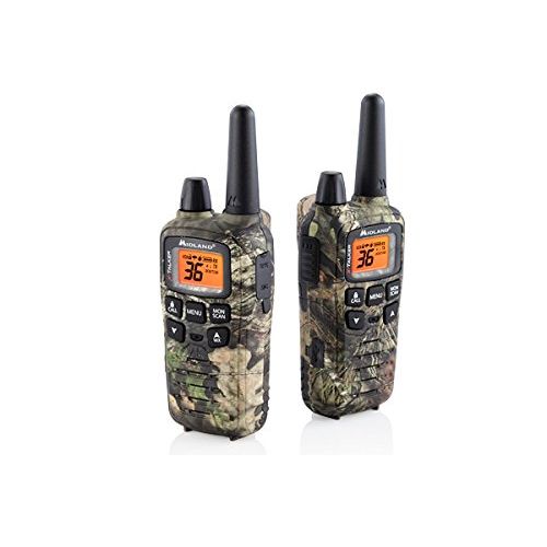  Midland - X-TALKER T65VP3, 36 Channel FRS Two-Way Radio - Up to 32 Mile Range Walkie Talkie, 121 Privacy Codes, NOAA Weather Scan + Alert (Pair Pack) (Mossy Oak Camo)