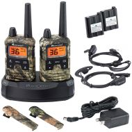 Midland - X-TALKER T295VP4, 36 Channel GMRS Two-Way Radio - Up to 40 Mile Range Walkie Talkie, 121 Privacy Codes, NOAA Weather Scan + Alert (Pair Pack) (Mossy Oak Camo)