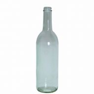 Midwest Homebrewing and Winemaking Supplies 750ml Clear Glass Claret Bottles, screw top