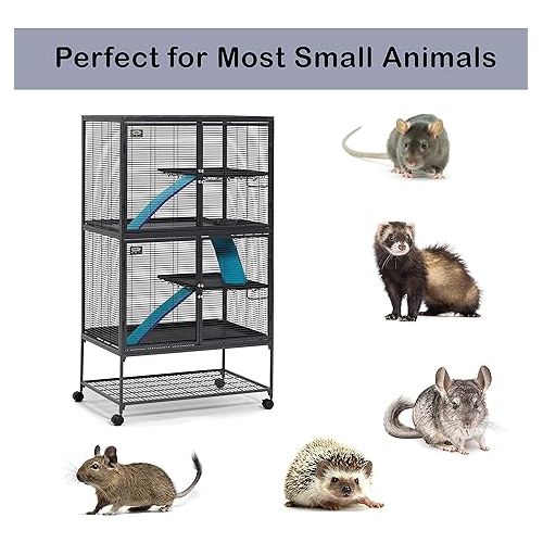  MidWest Homes for Pets Deluxe Critter Nation Double Unit Small Animal Cage (Model 162)