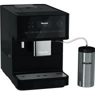 Miele CM 6350 Kaffeevollautomat (OneTouch- und OneTouch for zwei-Zubereitung, vier Geniesserprofile, Tassenwarmer, Heisswasserauslauf, Tassenbeleuchtung, automatische Spuelprogramme)