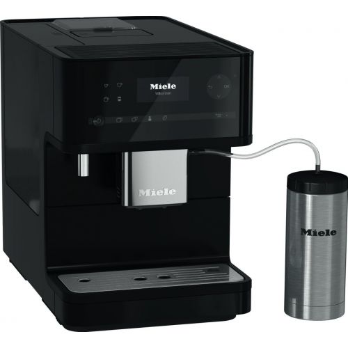  Miele CM 6350 Kaffeevollautomat (OneTouch- und OneTouch for zwei-Zubereitung, vier Geniesserprofile, Tassenwarmer, Heisswasserauslauf, Tassenbeleuchtung, automatische Spuelprogramme)