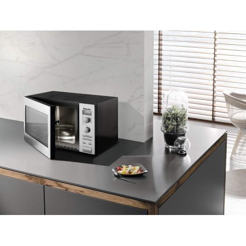  Miele M6012SC D Mikrowelle / 900 Watt / 26 Liter / Edelstahlgarraum / LED-Beleuchtung / edelstahl