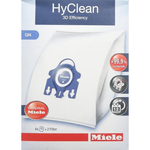  [아마존 핫딜]  [아마존핫딜]Miele Bodenstaubsauger mit Beutel, 4.5 Liters, Marineblau + 9917730 Staubbeutel HyClean 3D, Inhalt: 4 Staubbeutel , 1 Air Clean Abluftfilter fuer saubere Raumlauft, 1 Motorschutzfil