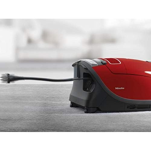  Miele Complete C3 Red EcoLine Bodenstaubsauger (mit Beutel, 550 Watt, 12 m Aktionsradius, 4,5 Liter Staubbeutelvolumen, Comfort-Handgriff, AirClean Plus Filter) rot