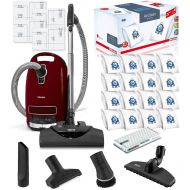 Miele Complete C3 SoftCarpet HEPA Canister Vacuum Cleaner with SEB228 SoftCarpet Powerhead Bundle - Includes Miele Performance Pack 16 Type GN AirClean Genuine FilterBags + Genuine