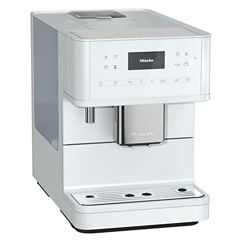  NEW Miele CM 6160 MilkPerfection Automatic Wifi Coffee Maker & Espresso Machine Combo, Lotus White - Grinder, Milk Frother