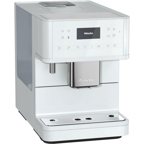  NEW Miele CM 6160 MilkPerfection Automatic Wifi Coffee Maker & Espresso Machine Combo, Lotus White - Grinder, Milk Frother