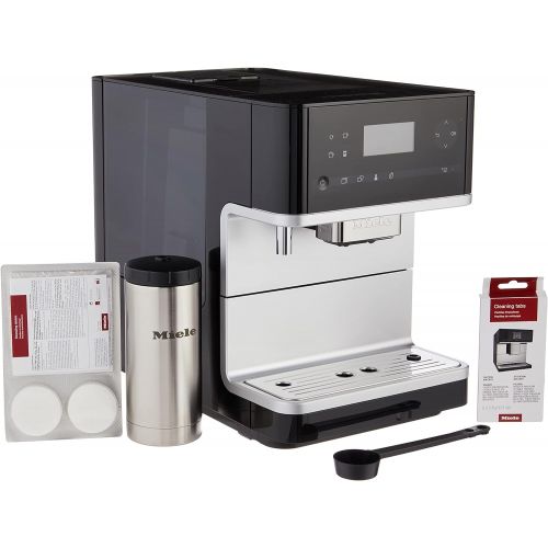  Miele CM6350 Countertop Coffee Machine, Medium, Obsidian Black