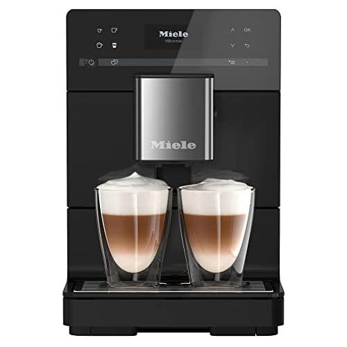  NEW Miele CM 5310 Silence Automatic Coffee Maker & Espresso Machine Combo, Obsidian Black - Grinder, Milk Frother