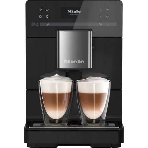  NEW Miele CM 5310 Silence Automatic Coffee Maker & Espresso Machine Combo, Obsidian Black - Grinder, Milk Frother