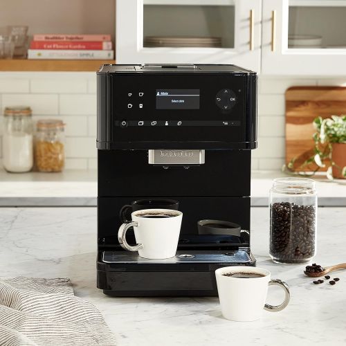  Miele CM6150 Countertop Coffee Machine, Medium, Obsidian Black