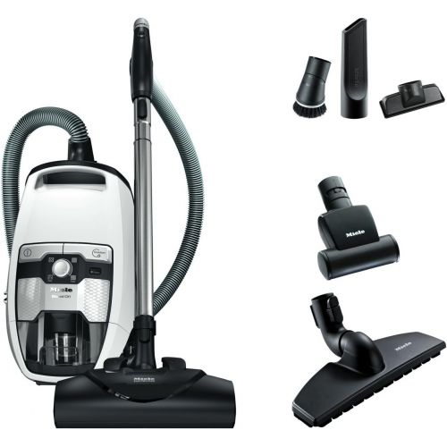  [아마존베스트]Miele Blizzard CX1 Cat & Dog Bagless Canister Vacuum, Lotus White