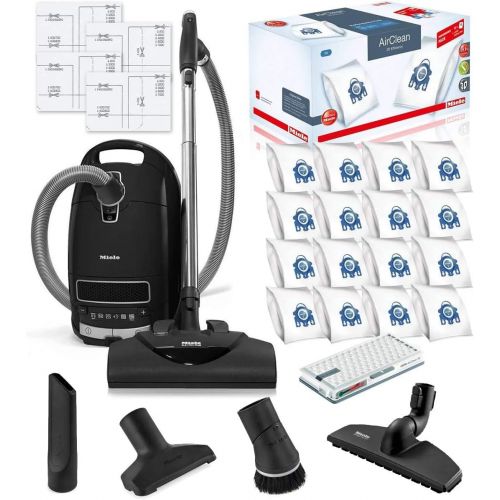  [아마존베스트]Miele Complete C3 Kona HEPA Canister Vacuum Cleaner with SEB228 Powerhead Bundle - Includes Miele Performance Pack 16 Type GN AirClean Genuine FilterBags + Genuine AH50 HEPA Filter