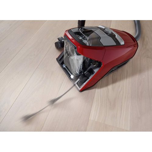  [아마존베스트]Miele Blizzard CX1 HomeCare Bagless Canister Vacuum, Autumn Red