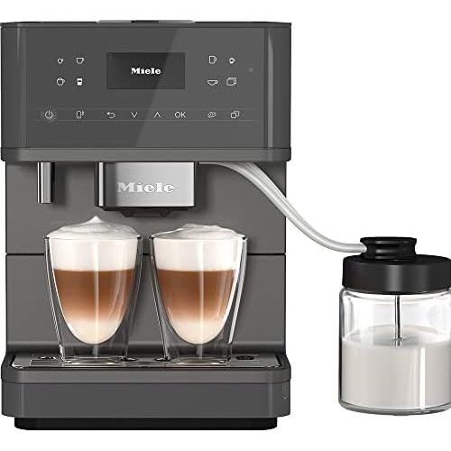  [아마존베스트]Miele CM 6560 MilkPerfection Kaffeevollautomat / Getrankevielfalt / Expertenmodus / mit Milchgefass / OneTouch for Two / Vernetzung WiFiConn@ct / 8 Geniesserprofile / Graphitgrau Pea