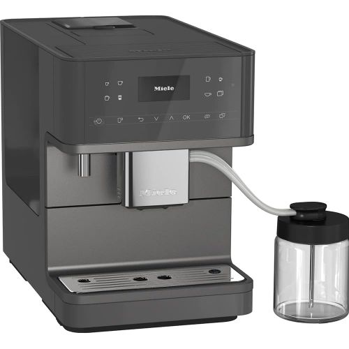  [아마존베스트]Miele CM 6560 MilkPerfection Kaffeevollautomat / Getrankevielfalt / Expertenmodus / mit Milchgefass / OneTouch for Two / Vernetzung WiFiConn@ct / 8 Geniesserprofile / Graphitgrau Pea