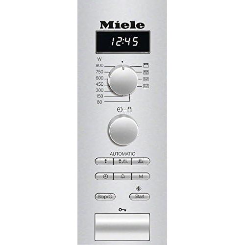  [아마존베스트]Miele M6012SC D Microwave / 900 Watt / 26 Litres / Stainless Steel Cooking Compartment / LED Lighting / Stainless Steel