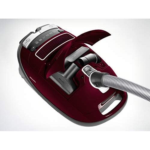  [아마존베스트]Miele 10976620 SGDF3 Complete C3 Pure Red Powerline Vacuum Cleaner with Dust Bag, 890 Watts, Park System and 12 m Action Radius, Red, Plastic, 4.5 Litres