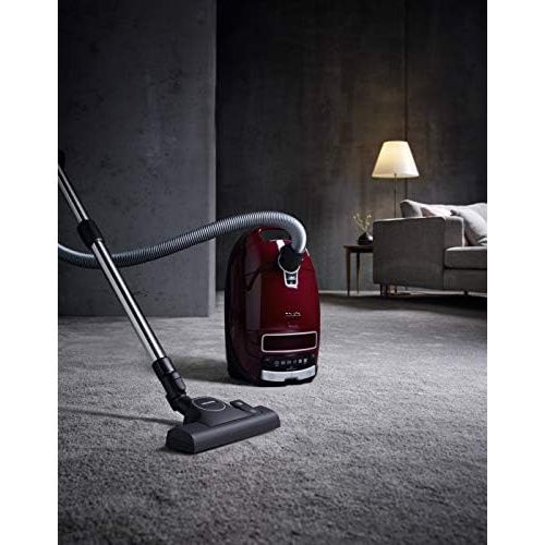  [아마존베스트]Miele 10976620 SGDF3 Complete C3 Pure Red Powerline Vacuum Cleaner with Dust Bag, 890 Watts, Park System and 12 m Action Radius, Red, Plastic, 4.5 Litres