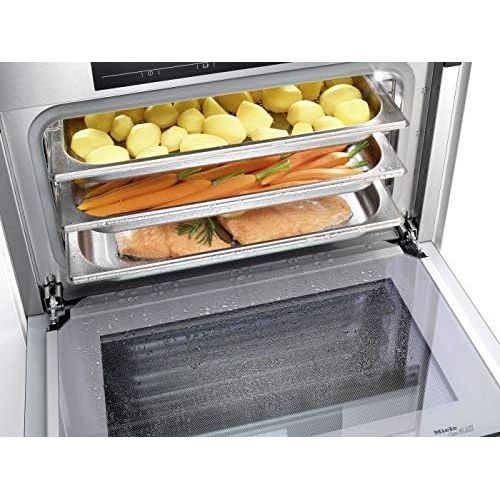  [아마존베스트]Miele DGGL20Oven/Cooker Equipment with a perforated Garbehalter for Steamer/1.8Litre/Stainless Steel