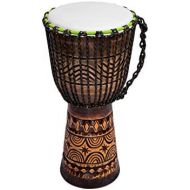 [아마존베스트]Mienloco Djembe Drum in Very High Quality with Travel Bag