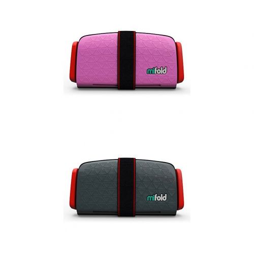  [아마존베스트]Mifold mifold 2 pack Grab and Go Booster Seat, Perfect Pink and Slate