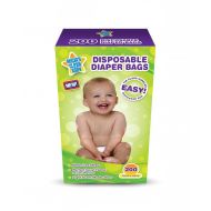 [아마존베스트]Mighty Clean Baby Disposable Diaper Bags with Light Powder Scent, 200 count