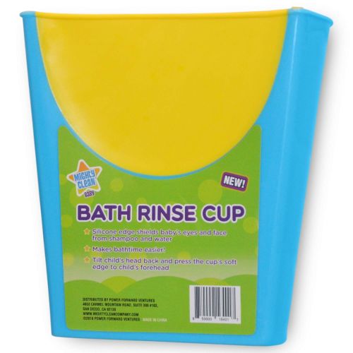  [아마존베스트]Mighty Clean Baby Shampoo Rinse Cup | Baby Bath Rinser Pail to Wash Hair and Wash Out Shampoo by Protecting Infant Eyes - Kids Bathing Without TEARS