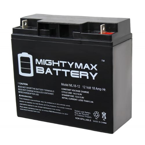  Mighty Max Battery 12V 18AH SLA Replacement Battery for Diehard 71988 Jump Starter