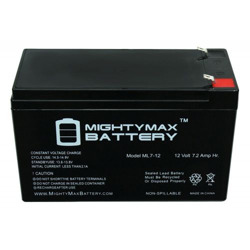  Mighty Max Battery 12V 7Ah Replaces Audi R8 Kids Ride On Car Model CH9926R8WHT - 2 Pack