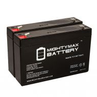 Mighty Max Battery Ride On Replacement 6V 7AH Battery For Kids Ride On Power Car Wheels - 2 Pack