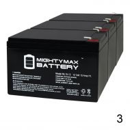 Mighty Max Battery 12V 15AH F2 Battery Replacement for Little Tikes H2 Toy Car - 3 Pack
