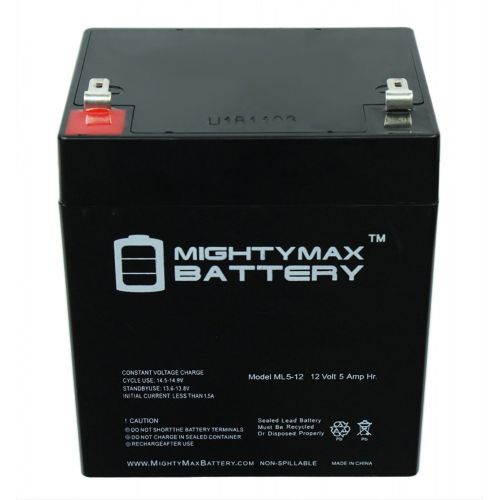  Mighty Max Battery 12V 5AH Sealed Lead Acid Battery for Razor E100 E125 E150 E175 - 9 Pack