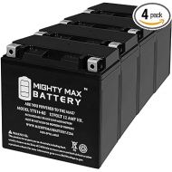 Mighty Max Battery YTX14-BS Replacement Battery Compatible with Shorai YTX14-BS - 4 Pack