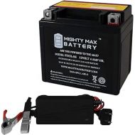Mighty Max Battery YTX5L-BS Replacement Battery for Shorai LFX07L2-BS12 + 12V 1Amp Charger