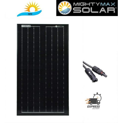  Mighty Max Battery 30 Watt Monocrystalline Solar Panel Brand Product