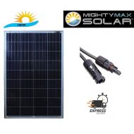 Mighty Max Battery 100 watt Off Grid Solar Power System - 100w 12v -18v high Efficiency polycrystalline Solar Panel Module Battery Charger for Marine and RV Solar Battery Brand Pro