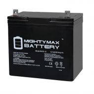 Mighty Max Battery 12V 55Ah Power Boat Pontoon Electric Trolling Motor Deep Cycle Battery Brand Product