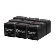 Mighty Max Battery 12V 5AH SLA Battery Replaces Dynacraft Monster High Scooter - 9 Pack Brand Product
