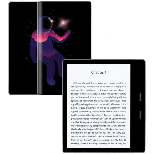  MightySkins Skin Compatible with Amazon Kindle Oasis 7 (9th Gen) - Astronaut | Protective, Durable, and Unique Vinyl Decal wrap Cover | Easy to Apply, Remove, and Change Styles | M