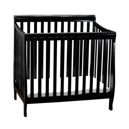  Mikaila Loren Pinewood Mini Crib With Mattress Pad by Mikala